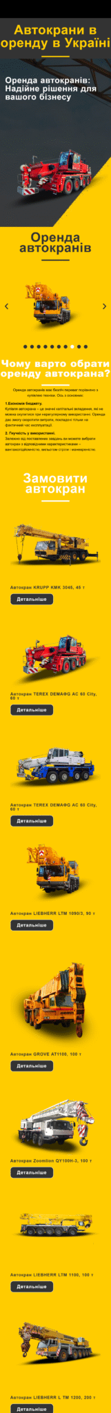 KRAN SERVICE ODESA 7 | Loginov IT