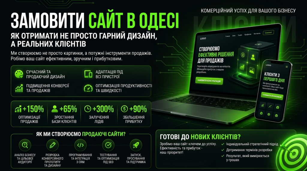 Створення сайтів в Одесі: від бізнес-ідеї до прибуткового онлайн-інструменту 1 | Loginov IT